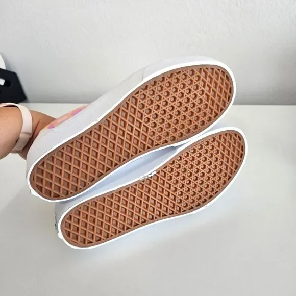 NWOT Vans | Stackform Pastel Picnic Plaid Platform Sneaker Shoes, Womens 10 - Picture 8 of 8